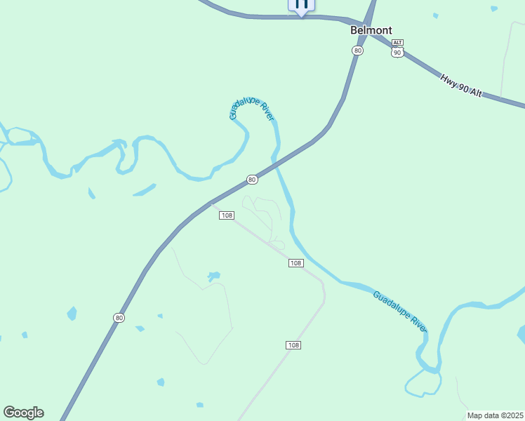 map of restaurants, bars, coffee shops, grocery stores, and more near 3343 County Road 108 in Gonzales