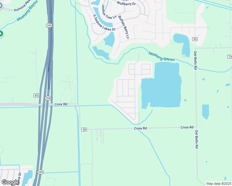 map of restaurants, bars, coffee shops, grocery stores, and more near 135 White Oak Drive in Manvel