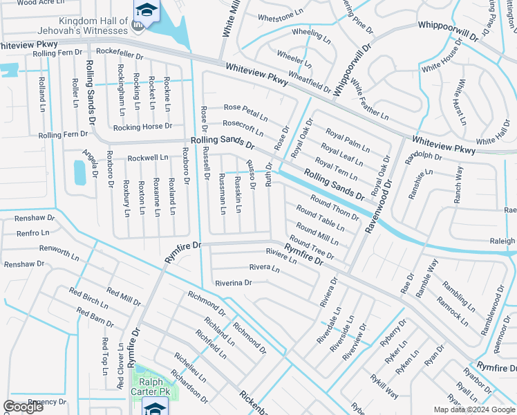map of restaurants, bars, coffee shops, grocery stores, and more near 45 Russo Drive in Palm Coast