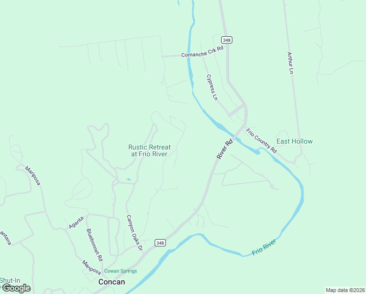 map of restaurants, bars, coffee shops, grocery stores, and more near 644 Bluebonnet Road in Concan