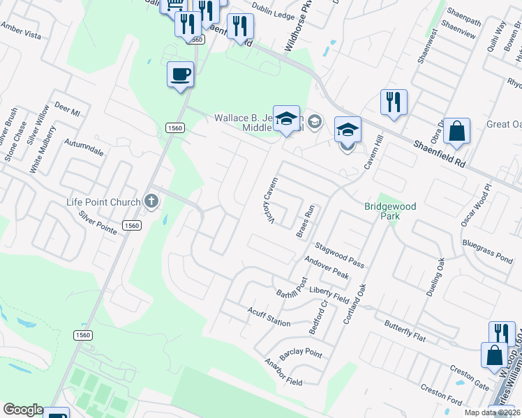 map of restaurants, bars, coffee shops, grocery stores, and more near 8015 Palmetto Place in San Antonio