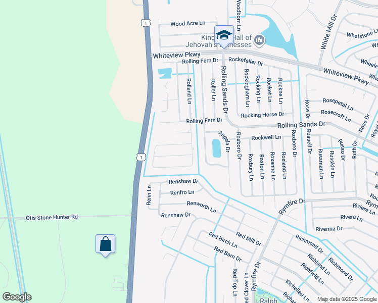 map of restaurants, bars, coffee shops, grocery stores, and more near 2 Robin Hood Lane in Palm Coast