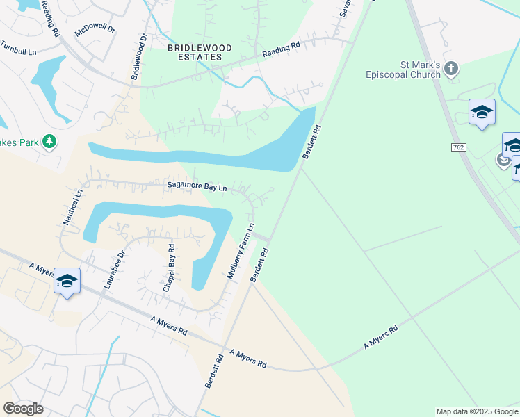 map of restaurants, bars, coffee shops, grocery stores, and more near 1107 Mulberry Farm Lane in Richmond