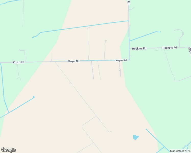 map of restaurants, bars, coffee shops, grocery stores, and more near 10815 Koym Road in Beasley