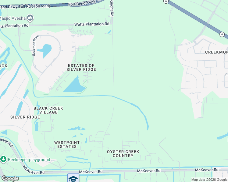 map of restaurants, bars, coffee shops, grocery stores, and more near Knight Road in Fresno