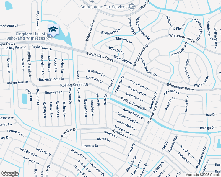 map of restaurants, bars, coffee shops, grocery stores, and more near 107 Rose Drive in Palm Coast