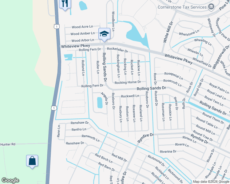 map of restaurants, bars, coffee shops, grocery stores, and more near 1 Roxboro Dr in Palm Coast