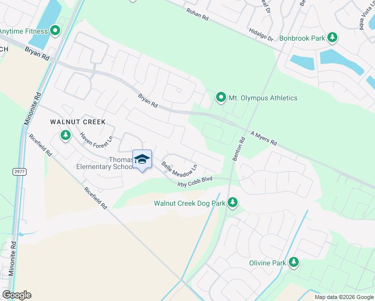 map of restaurants, bars, coffee shops, grocery stores, and more near 7111 Pearl Terrace Lane in Richmond