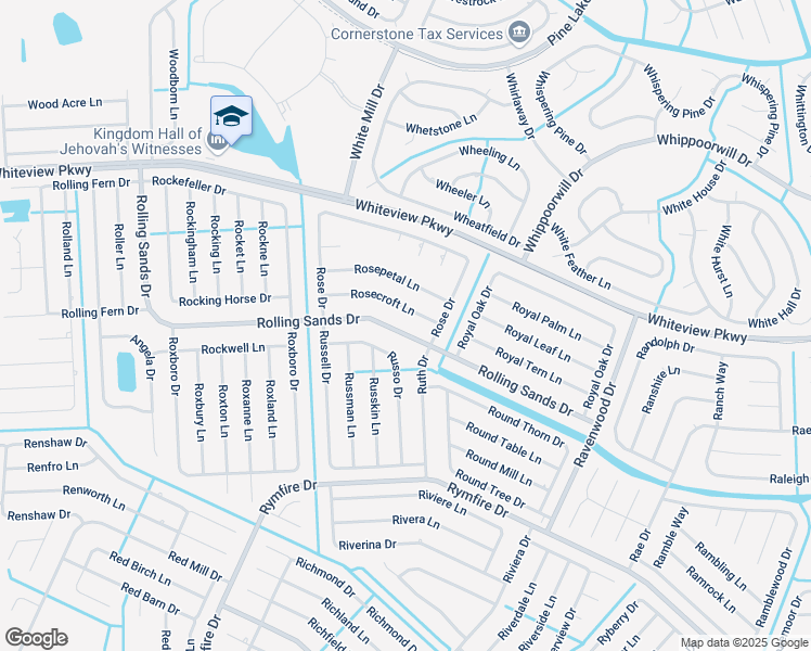 map of restaurants, bars, coffee shops, grocery stores, and more near 108 Rolling Sands Drive in Palm Coast