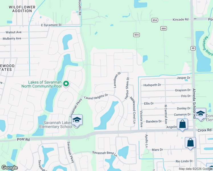 map of restaurants, bars, coffee shops, grocery stores, and more near 13435 Golden Plantation Lane in Rosharon