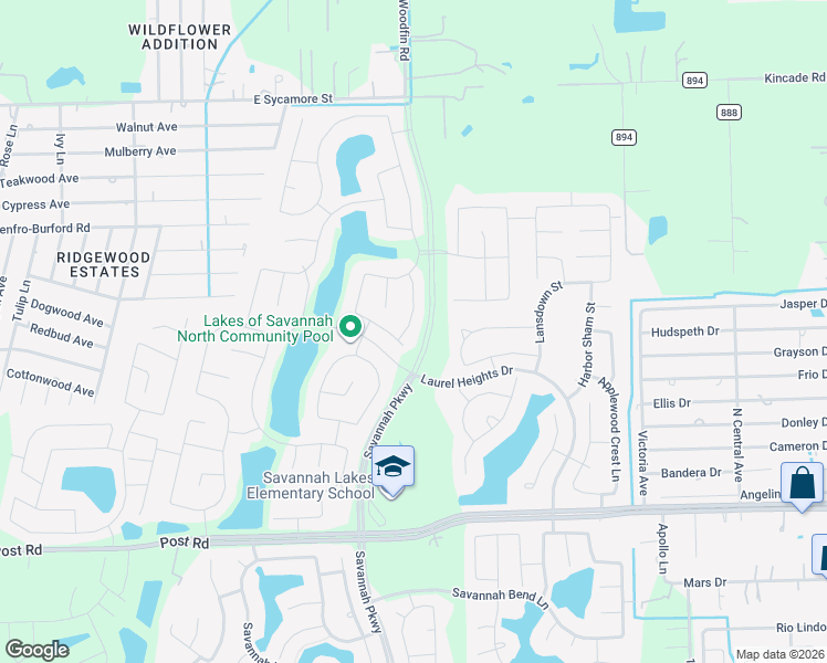 map of restaurants, bars, coffee shops, grocery stores, and more near 13703 Citruswood Park Lane in Rosharon