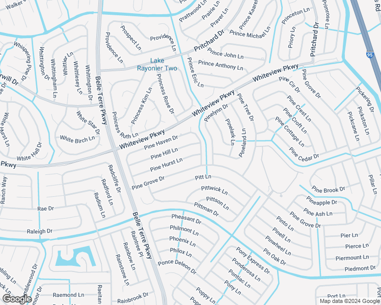 map of restaurants, bars, coffee shops, grocery stores, and more near 48 Pine Hill Lane in Palm Coast