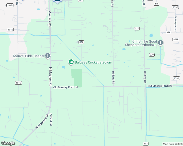 map of restaurants, bars, coffee shops, grocery stores, and more near 17323 County Road 827 in Pearland