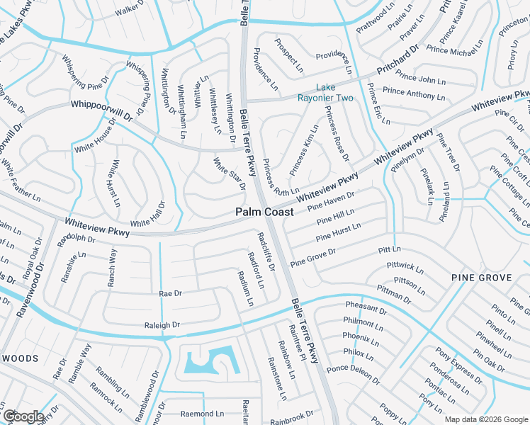map of restaurants, bars, coffee shops, grocery stores, and more near in Palm Coast