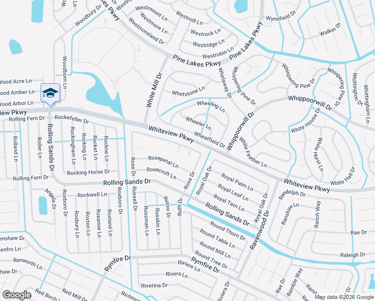 map of restaurants, bars, coffee shops, grocery stores, and more near 2 Rosedale Place in Palm Coast