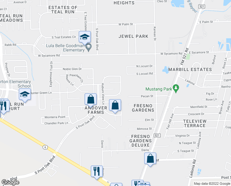 map of restaurants, bars, coffee shops, grocery stores, and more near 906 Grafton Garden Lane in Fresno