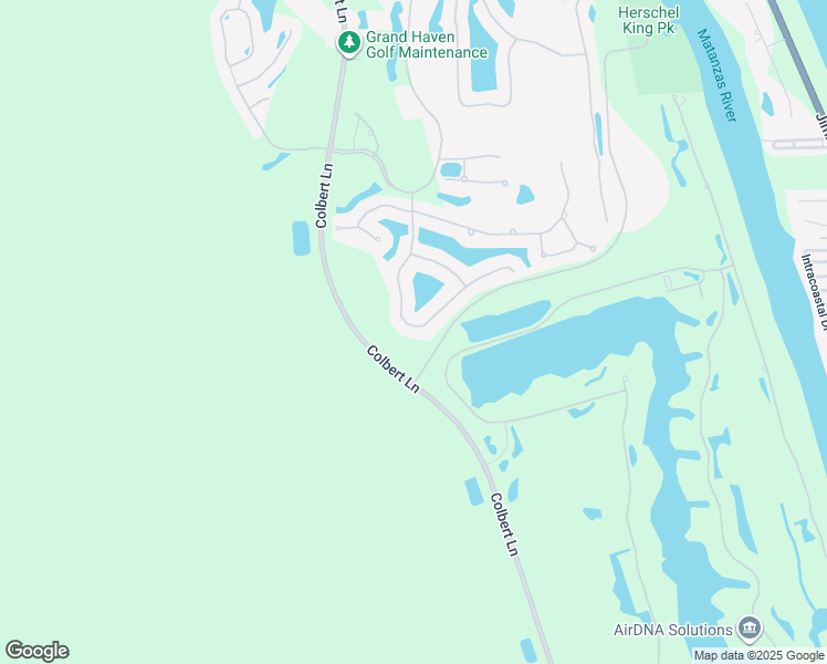 map of restaurants, bars, coffee shops, grocery stores, and more near 58 Southlake Drive in Palm Coast