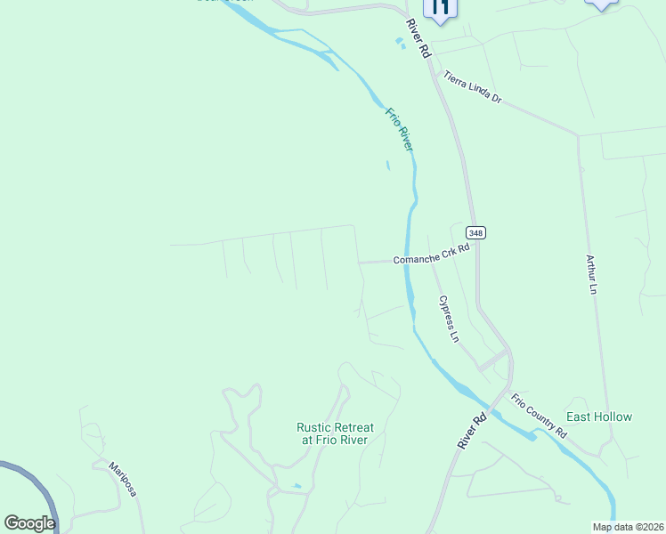 map of restaurants, bars, coffee shops, grocery stores, and more near 26 Tomahawk Way in Concan