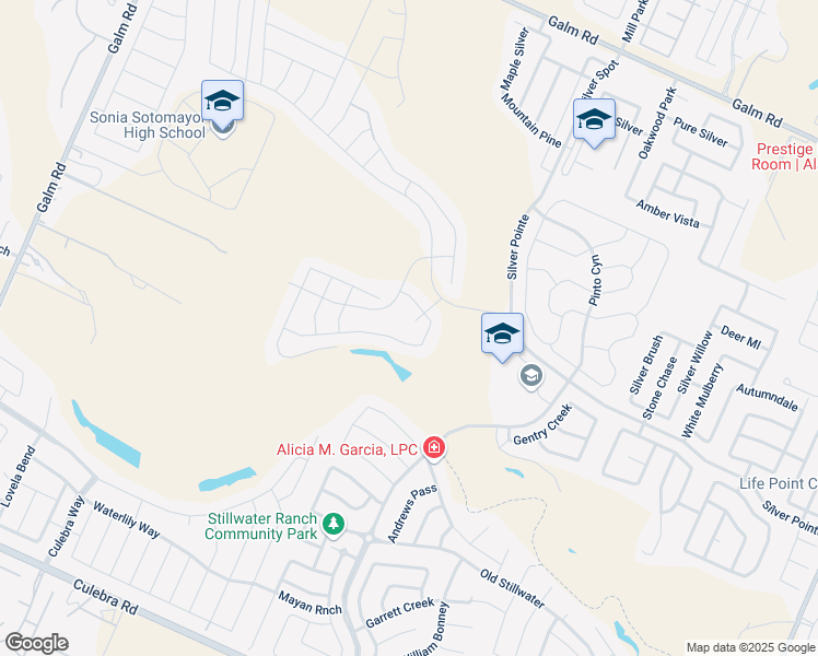 map of restaurants, bars, coffee shops, grocery stores, and more near 12411 Mineshaft in San Antonio