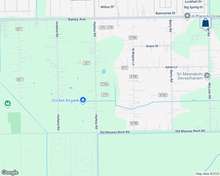 map of restaurants, bars, coffee shops, grocery stores, and more near 6138 Brian Street in Pearland