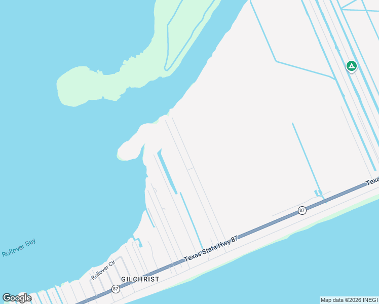 map of restaurants, bars, coffee shops, grocery stores, and more near 1218 Waco in Bolivar Peninsula