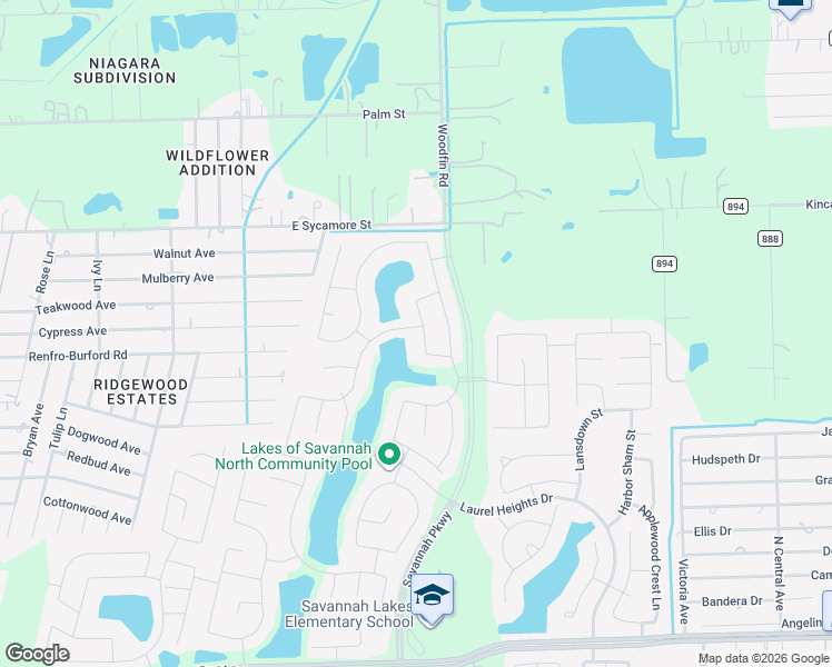 map of restaurants, bars, coffee shops, grocery stores, and more near 4418 Thetford Manor Trail in Rosharon