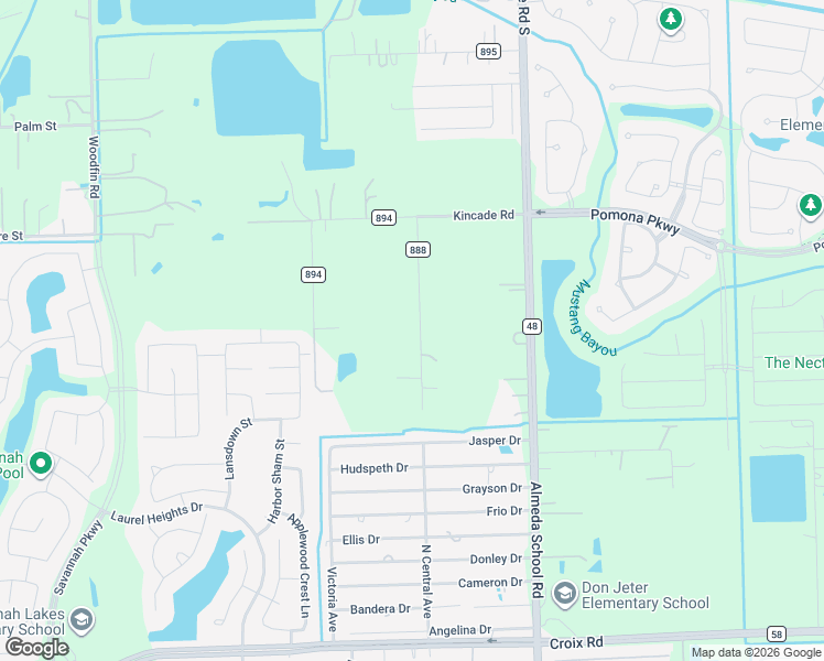 map of restaurants, bars, coffee shops, grocery stores, and more near 4760-4798 Allison Richey Road in Rosharon