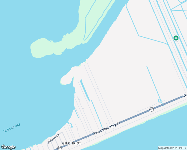 map of restaurants, bars, coffee shops, grocery stores, and more near 1160 Faggard's Slip Road in Bolivar Peninsula