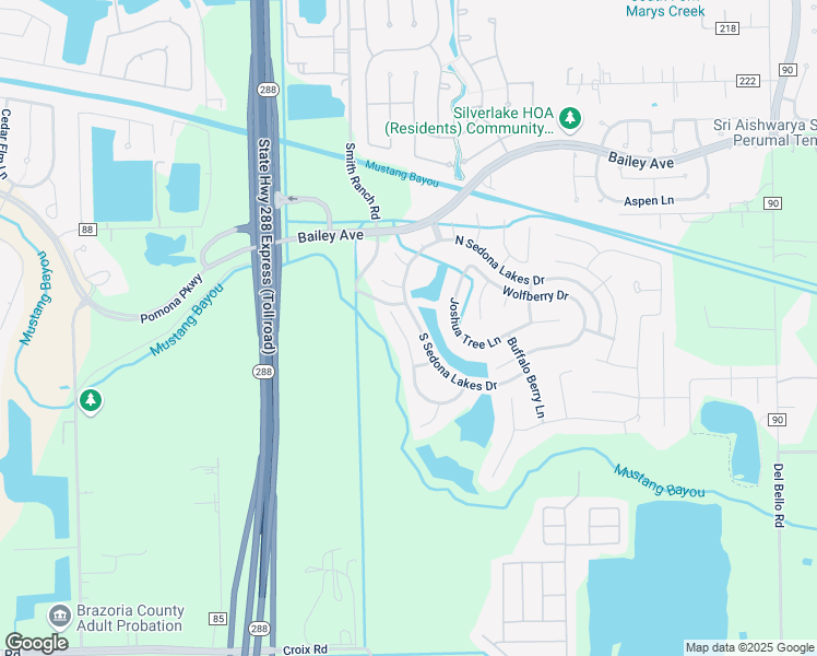map of restaurants, bars, coffee shops, grocery stores, and more near 4211 Candlewood Lane in Manvel