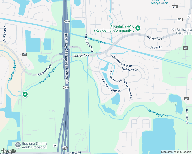 map of restaurants, bars, coffee shops, grocery stores, and more near 4202 Candlewood Lane in Manvel