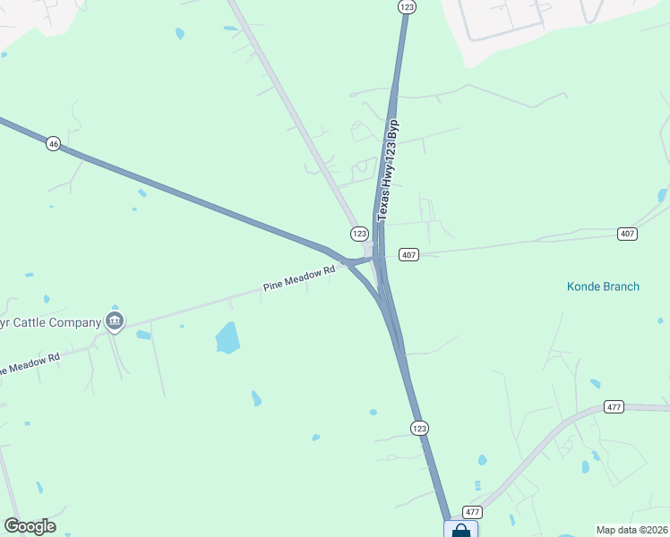 map of restaurants, bars, coffee shops, grocery stores, and more near 180 Pine Meadow Road in Seguin