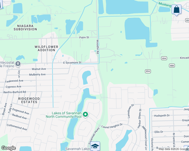 map of restaurants, bars, coffee shops, grocery stores, and more near 4302 Thetford Manor Trail in Rosharon