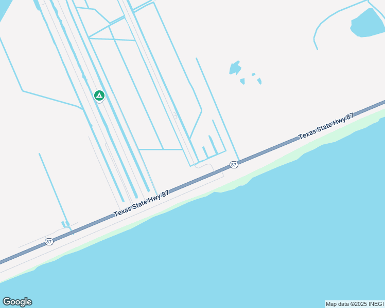 map of restaurants, bars, coffee shops, grocery stores, and more near 1116 4th Street in Bolivar Peninsula