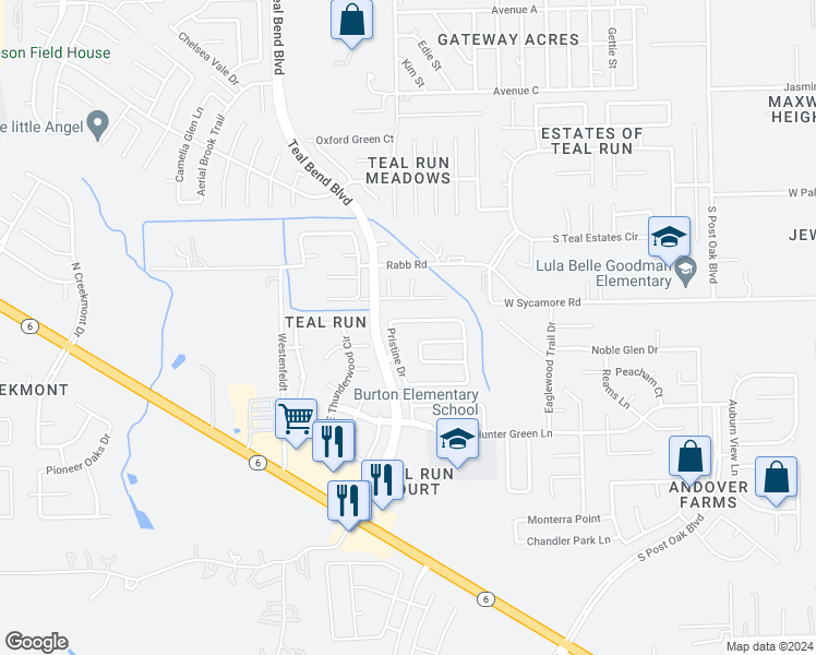 map of restaurants, bars, coffee shops, grocery stores, and more near 1719 Glacier Blue Drive in Fresno