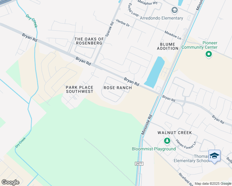 map of restaurants, bars, coffee shops, grocery stores, and more near in Fort Bend County