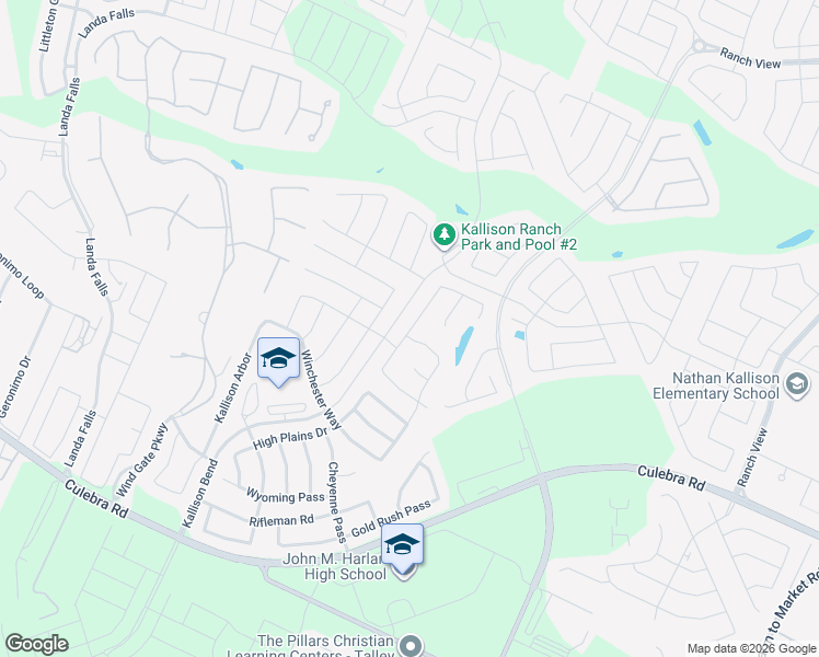 map of restaurants, bars, coffee shops, grocery stores, and more near 8827 Hideout Bend in San Antonio