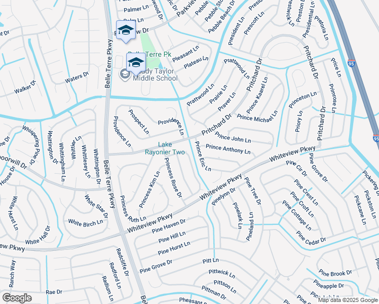 map of restaurants, bars, coffee shops, grocery stores, and more near 2 Princess Geraldine Place in Palm Coast