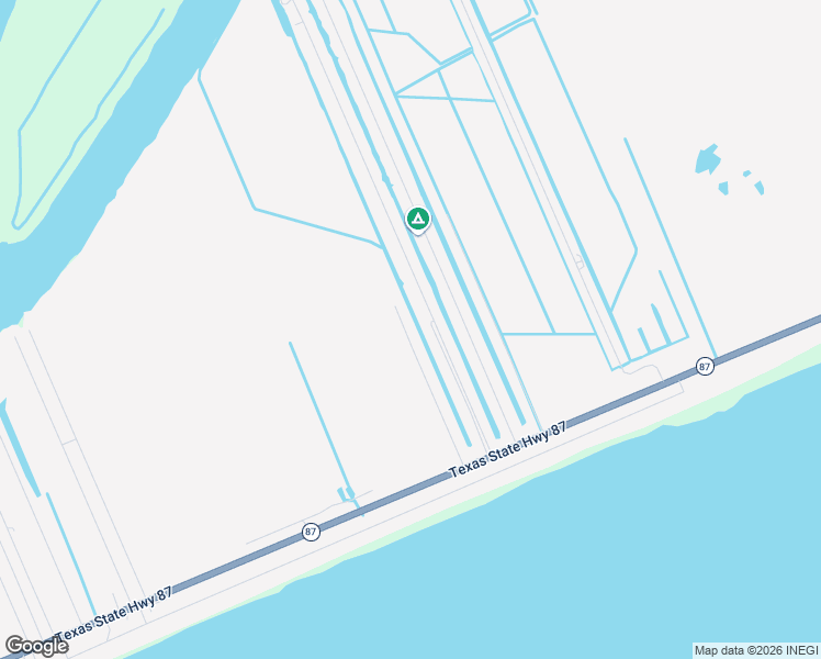map of restaurants, bars, coffee shops, grocery stores, and more near 1101 Van Sant in Bolivar Peninsula