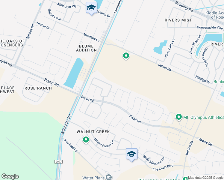 map of restaurants, bars, coffee shops, grocery stores, and more near 1615 Livingston Shores Lane in Booth