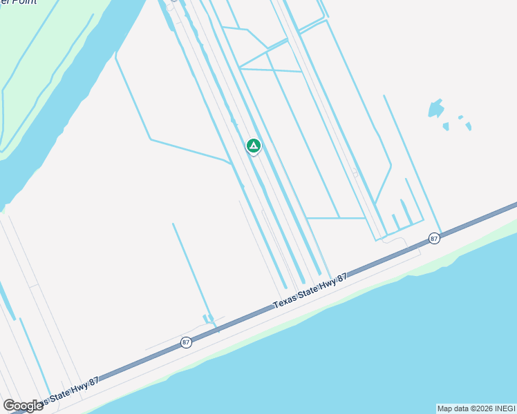 map of restaurants, bars, coffee shops, grocery stores, and more near 1101 Van Sant in Bolivar Peninsula