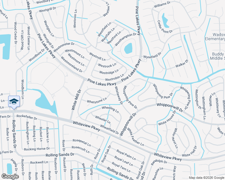 map of restaurants, bars, coffee shops, grocery stores, and more near 103 Wheatfield Drive in Palm Coast