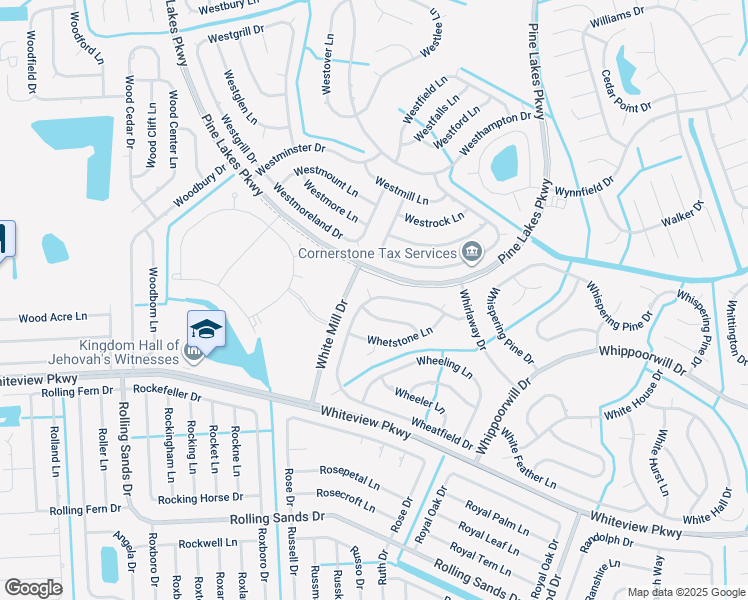 map of restaurants, bars, coffee shops, grocery stores, and more near 1 Whelan Place in Palm Coast