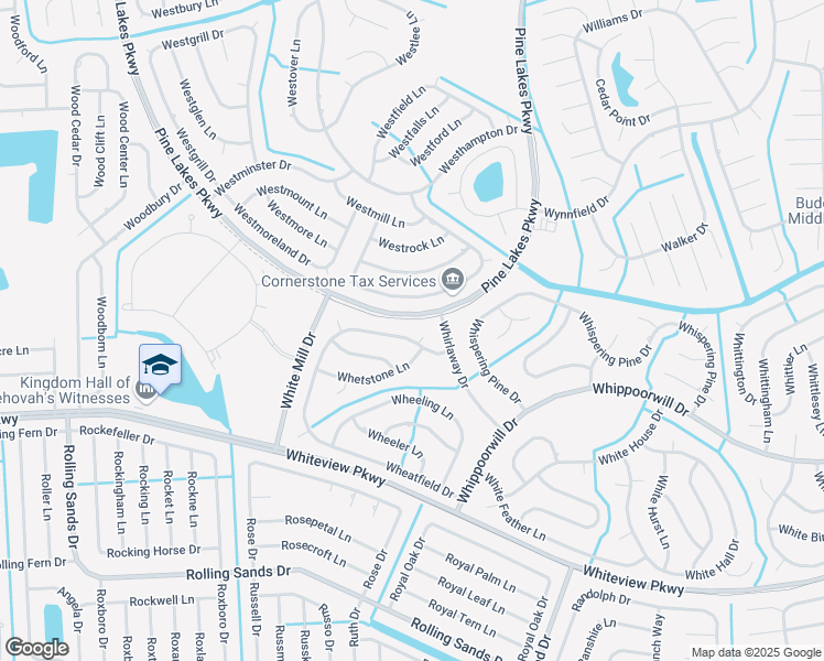 map of restaurants, bars, coffee shops, grocery stores, and more near 103 Wheatfield Drive in Palm Coast