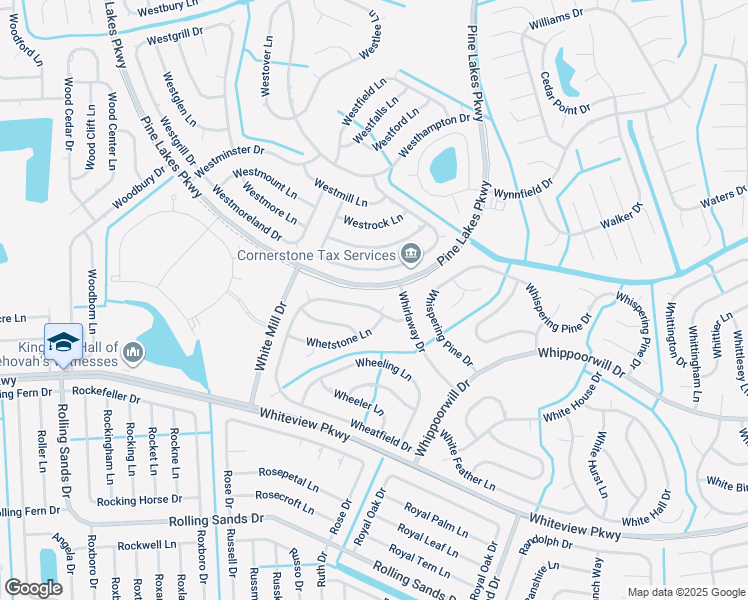 map of restaurants, bars, coffee shops, grocery stores, and more near 103 Wheatfield Drive in Palm Coast