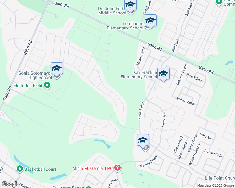 map of restaurants, bars, coffee shops, grocery stores, and more near 9006 Trail Dust in San Antonio