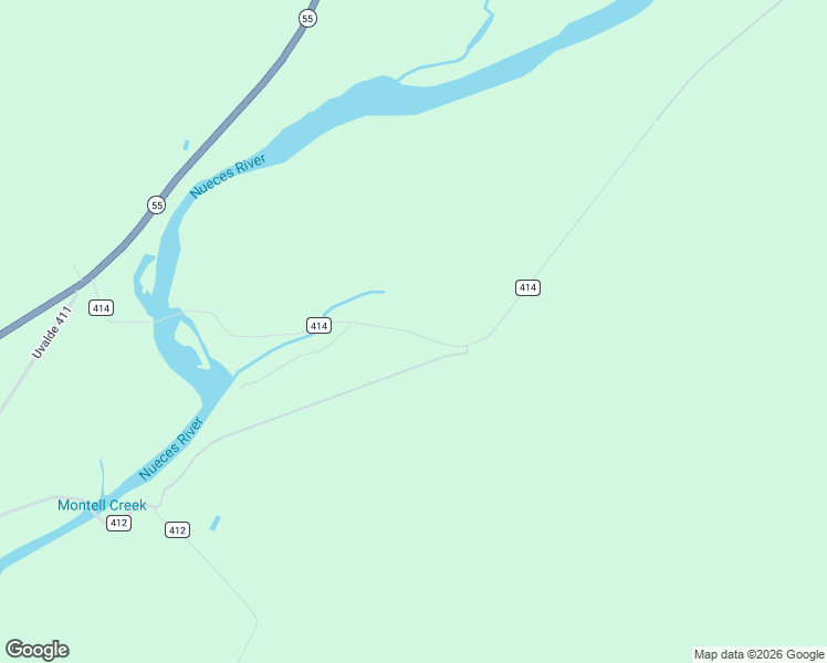 map of restaurants, bars, coffee shops, grocery stores, and more near 1001 County Road 414 in Uvalde