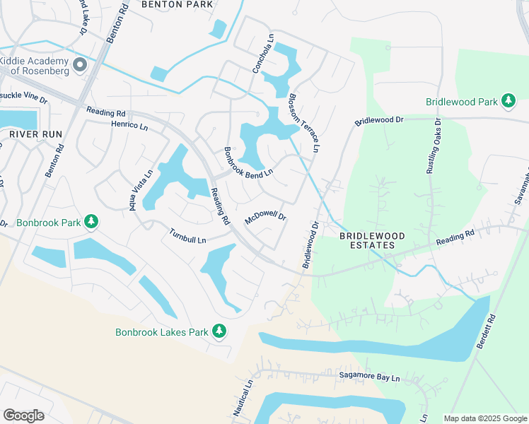 map of restaurants, bars, coffee shops, grocery stores, and more near McDowell Drive in Richmond