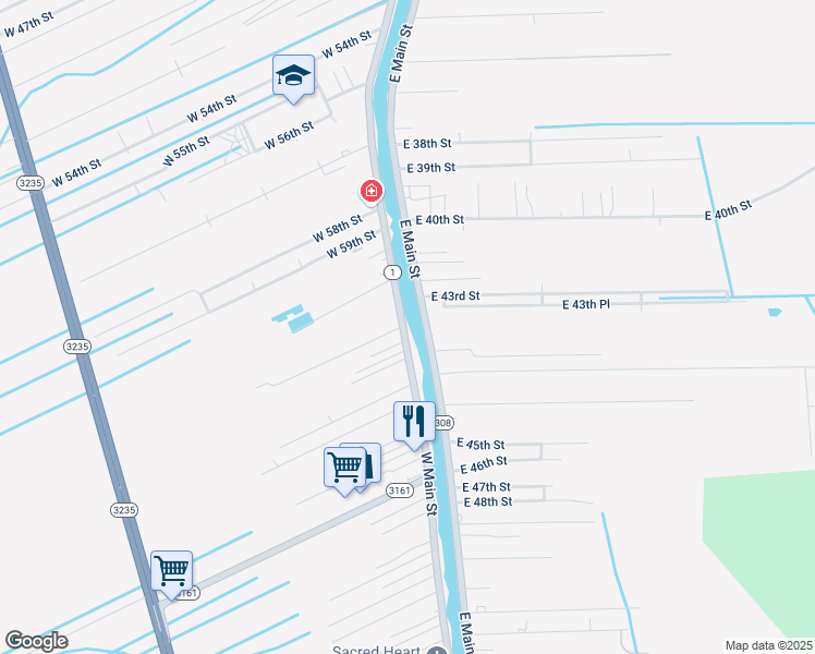 map of restaurants, bars, coffee shops, grocery stores, and more near Hwy 1 in Cut Off