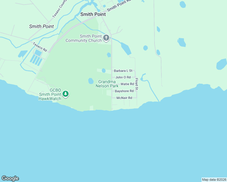 map of restaurants, bars, coffee shops, grocery stores, and more near 102 Watie Road in Anahuac