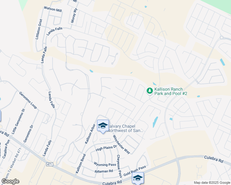 map of restaurants, bars, coffee shops, grocery stores, and more near 14602 Hallows Grove in San Antonio